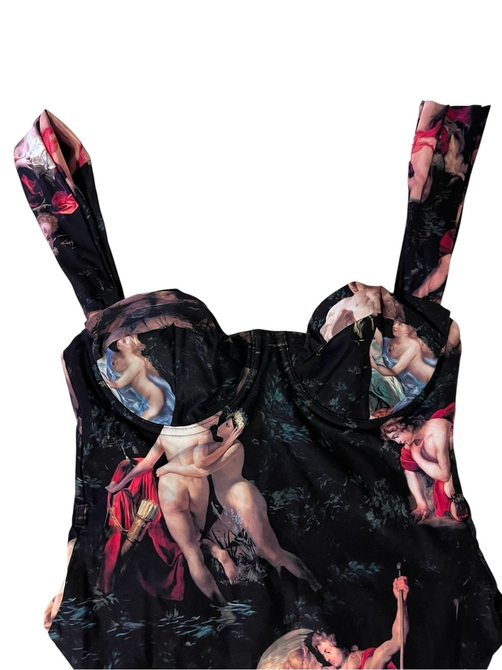 WeWoreWhat Painted Angels Vintage Danielle One-Piece Swimsuit — Size Small - Picture 4 of 16